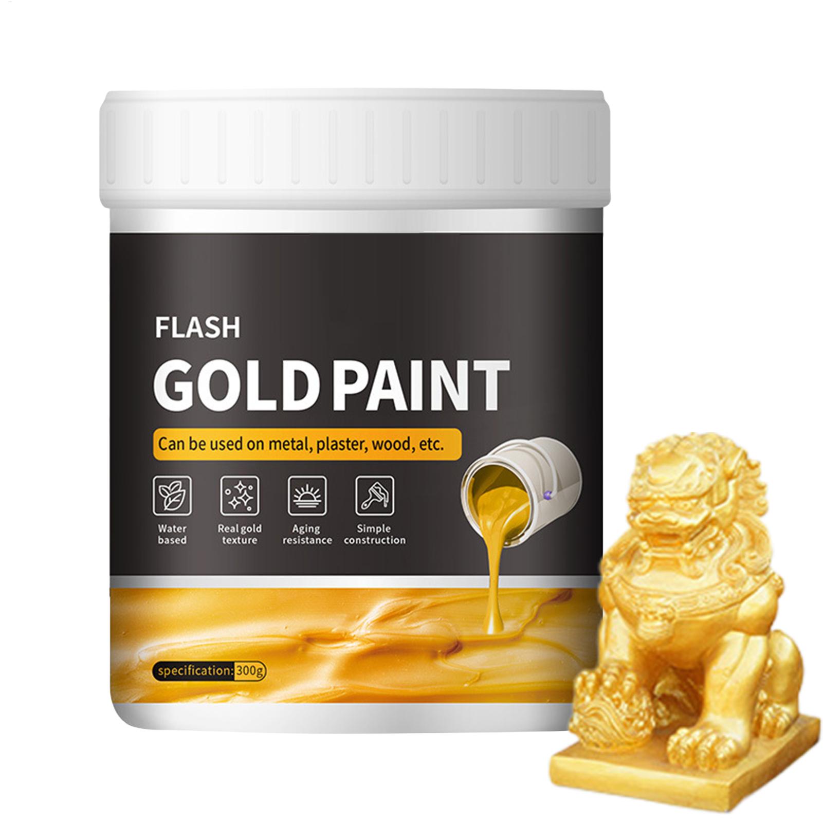Painting Supplies - طلاء ذهبي سائل 300 جرام، طلاء