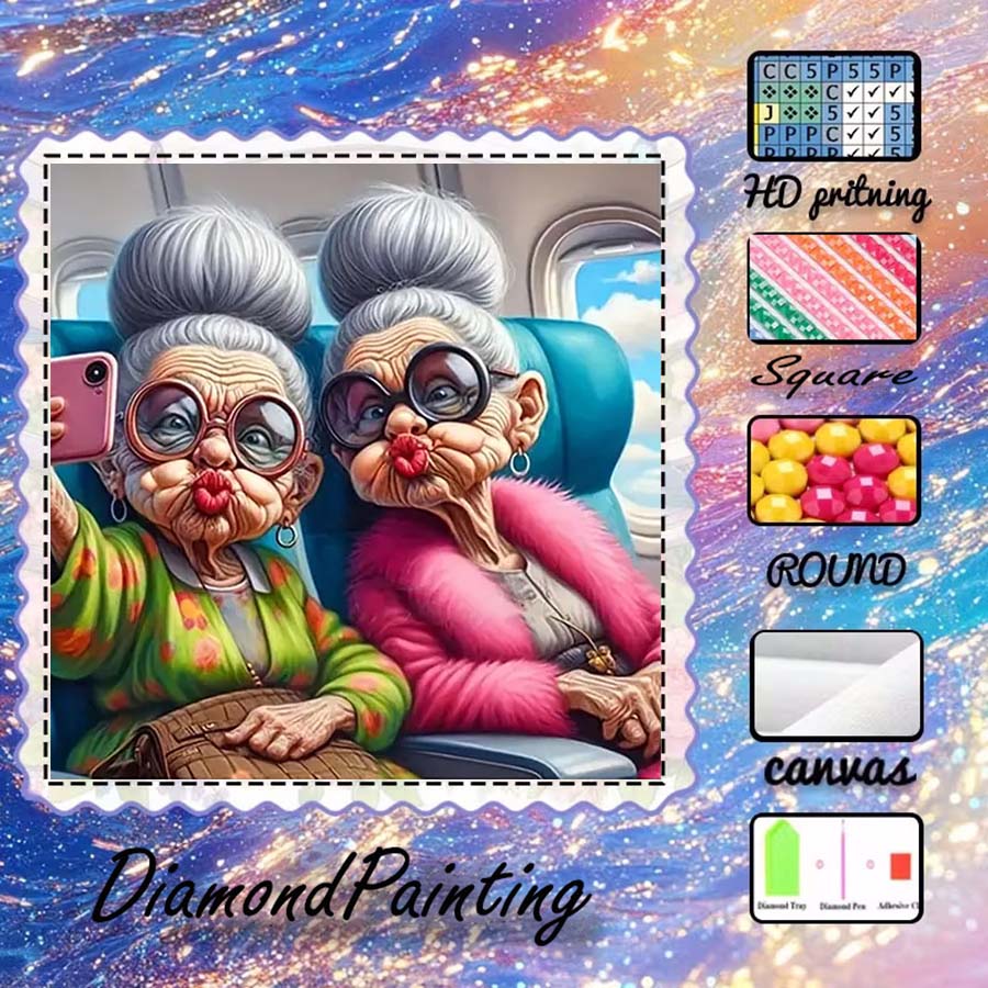 5D Diamond Painting Kit Full Drill - قطعة واحدة من قماش الفلوكنج 5D