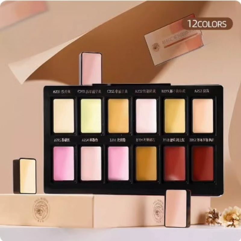 مجموعة ألوان مائية صلبة مكونة  - مراجعة Watercolor Paint Set Solid Pigment وسعره