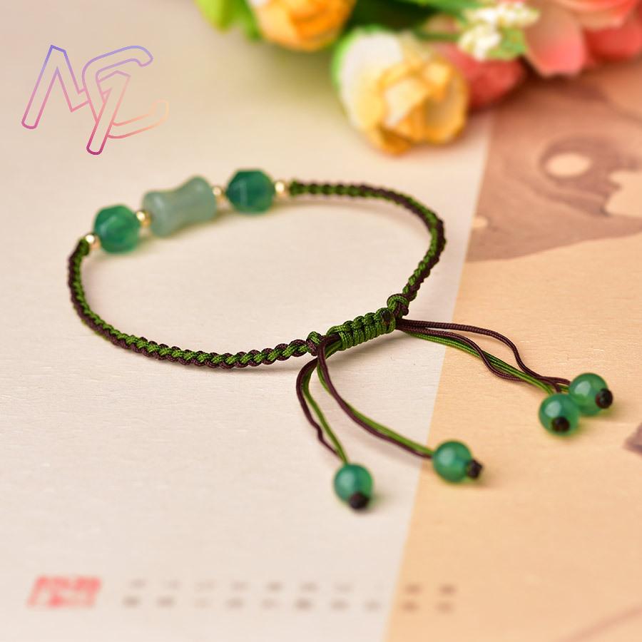 الأخضر الطبيعي حبات اليشم أساو - مراجعة Beading وسعره
