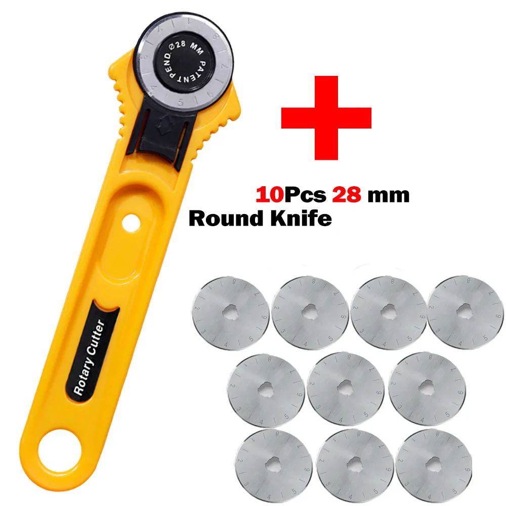 قاطع دائري دوار 45 مم، شفرة دا - مراجعة Rotary Cutter For Fabric 45Mm وسعره