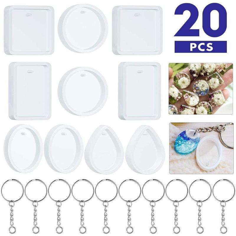 مجموعة قوالب سيليكون لصنع قلاد - مراجعة Silicone Epoxy Resin Molds Set وسعره