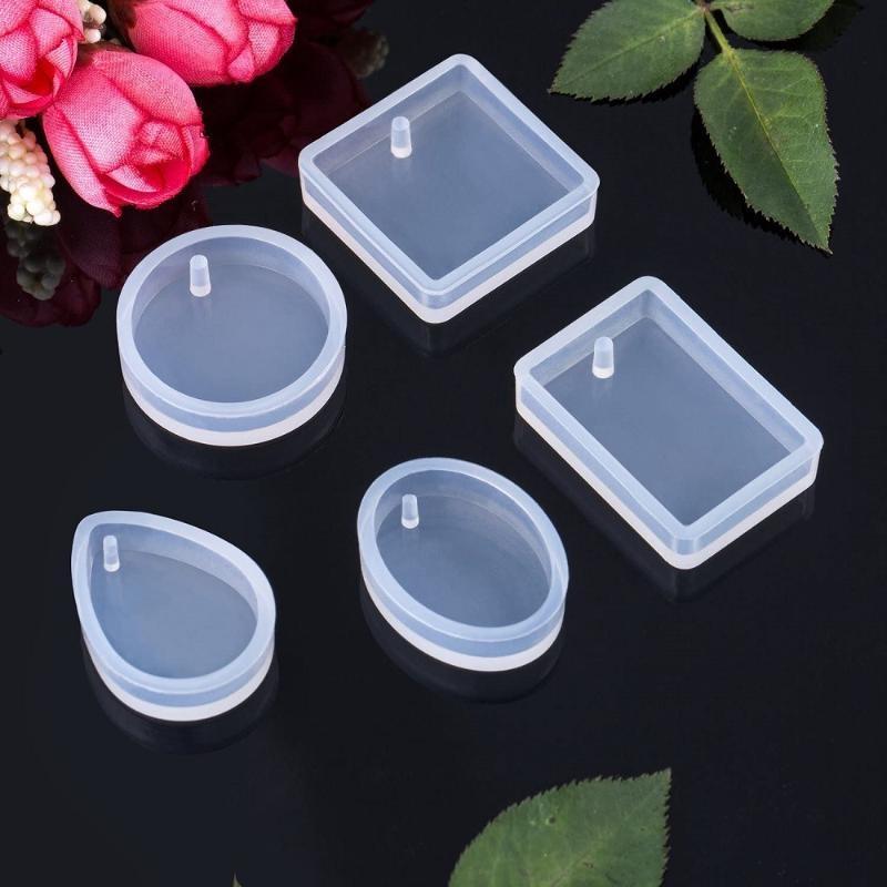 مجموعة قوالب سيليكون لصنع قلاد - مراجعة Silicone Epoxy Resin Molds Set وسعره