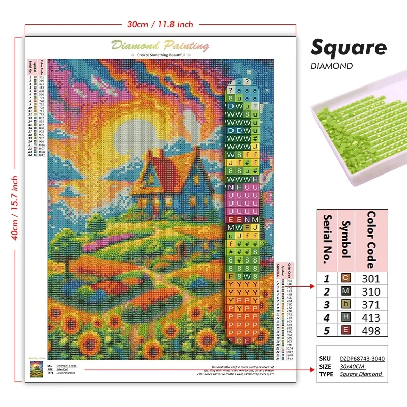 طقم رسم بالماس 5D DIY فريرين ب - مراجعة 5D Diamond Painting Kit Full Drill وسعره
