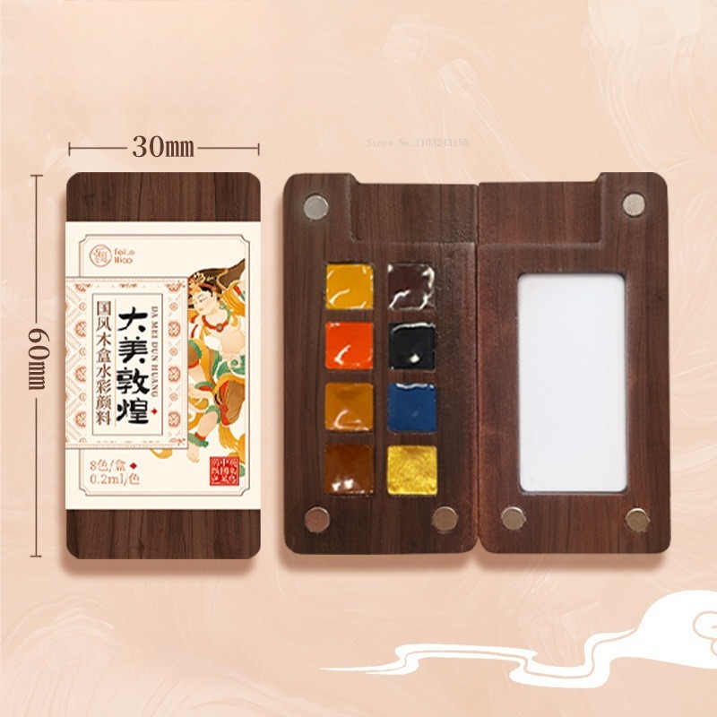 صباغ صغير محمول بألوان مائية ، - مراجعة Watercolor Paint Set Solid Pigment وسعره