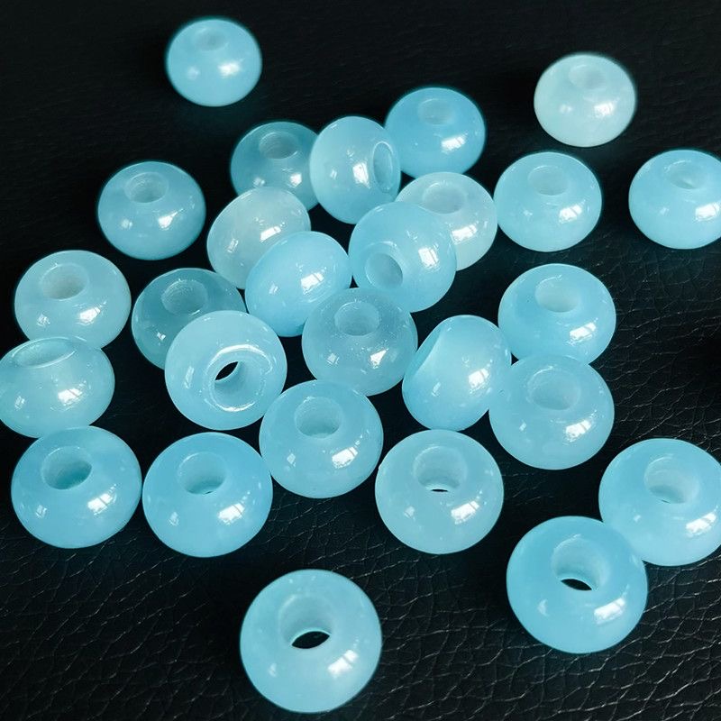 10 قطع من الخرز الطبيعي الأزرق - مراجعة Beading وسعره